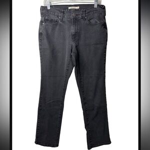 Levi’s 505 Straight Leg Black Jeans Women’s Size 29